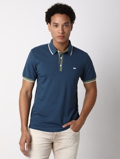 GAS | Regular Fit Short Sleeve Solid Cotton Lycra Polo T-Shirt