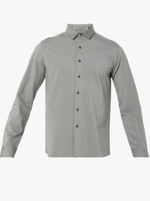 Regular Fit Full Sleeve Solid Nylon Shirts