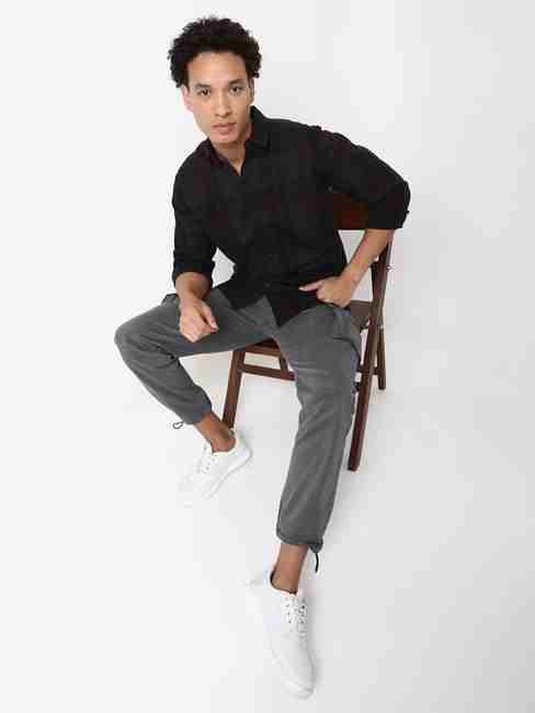 Regular Fit Full Sleeve Checkered Cotton Shirts