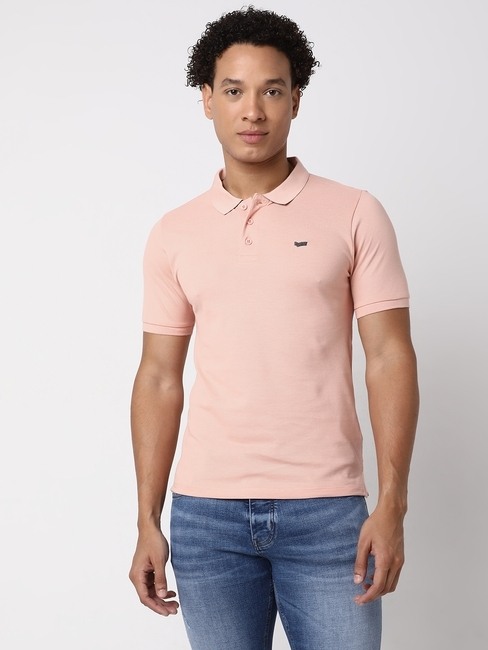 GAS | Regular Fit Half Sleeve Solid Cotton Polo T-Shirt