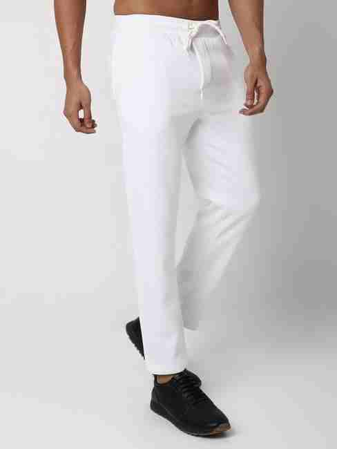 Track Pants with Drawstring Waist