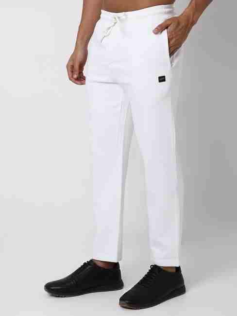Track Pants with Drawstring Waist