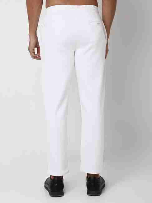 Track Pants with Drawstring Waist