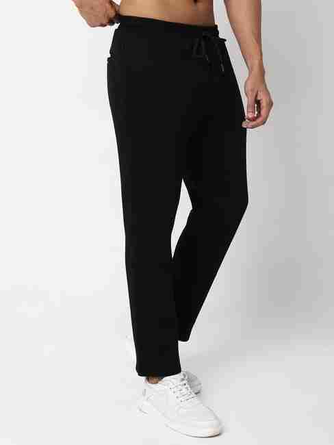 Men Track Pants with Drawstring Waist