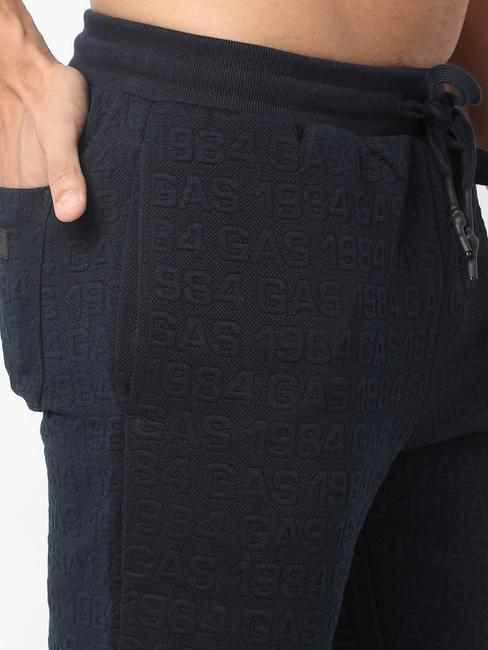 Brand Embossed Regular Fit Pants