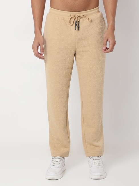 GAS | Renzo Emb Brand Embossed Regular Fit Track Pants