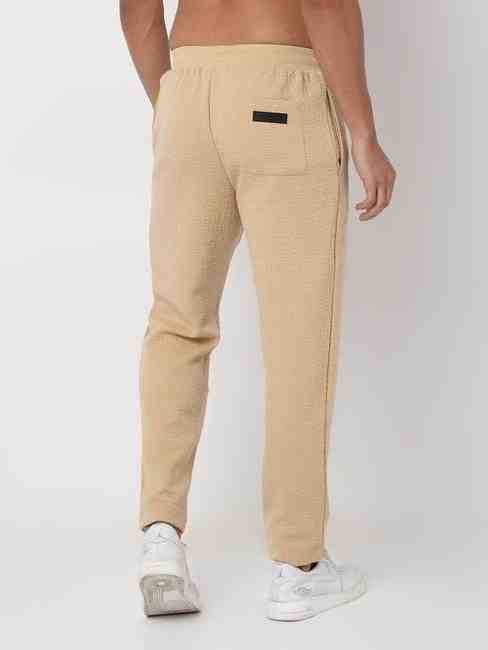 Renzo Emb Brand Embossed Regular Fit Track Pants