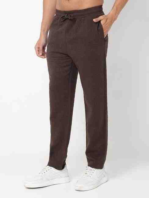 Brand Embossed Regular Fit Pants
