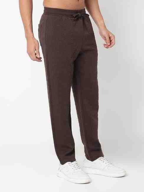 Brand Embossed Regular Fit Pants