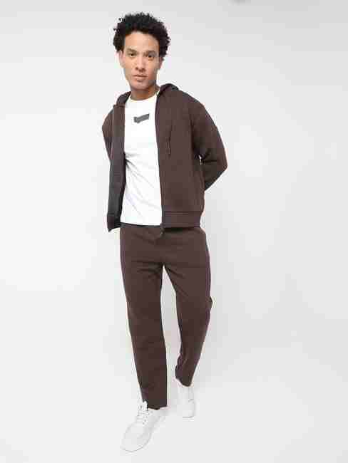 Brand Embossed Regular Fit Pants