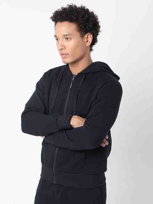 GAS | Regular Fit Full-Length Hooded Neck Cotton Lycra Sweatshirts