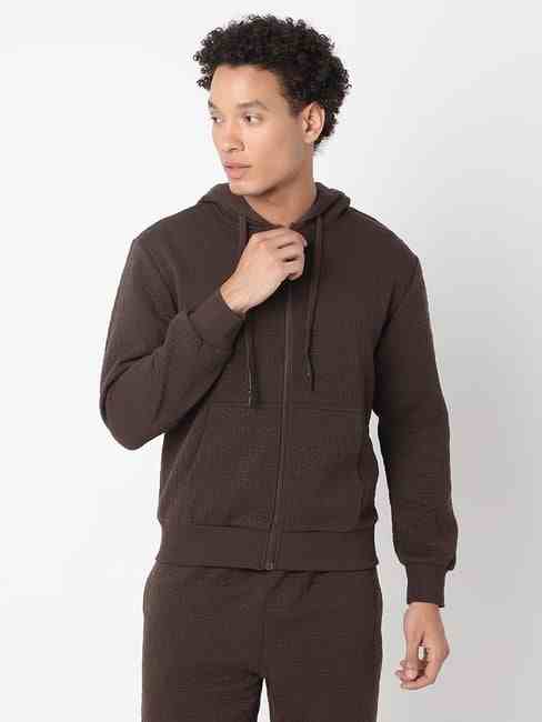 GAS | Regular Fit Full-Length Hooded Neck Cotton Lycra Sweatshirts