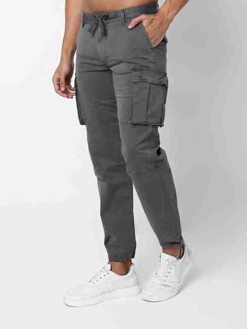 Combat In Curry Skinny Solid Trousers
