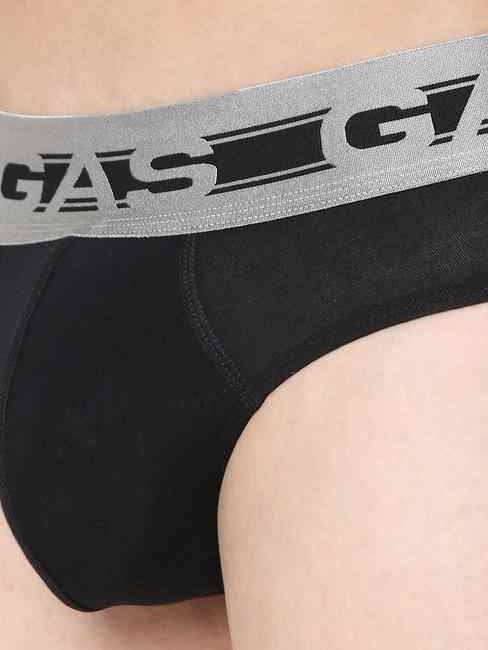 Men's Solid Classic Modal Briefs - Black