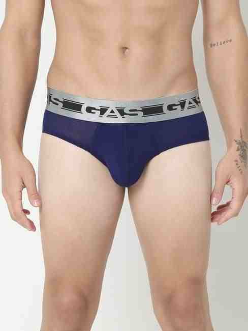 GAS | Men's Solid Classic Modal Briefs - Navy