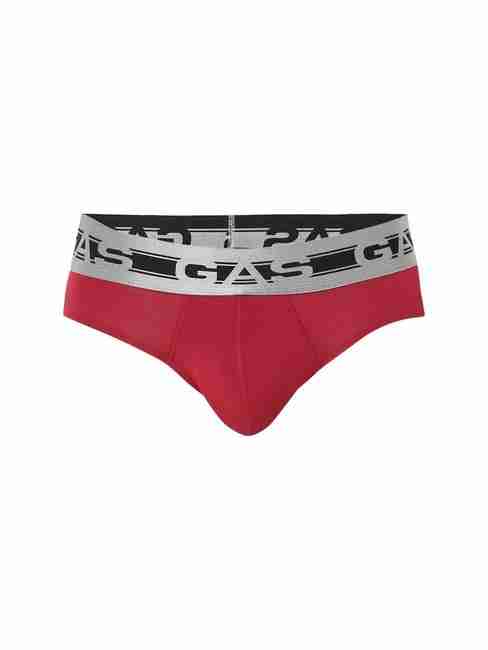 Men's Solid Classic Modal Briefs - Red
