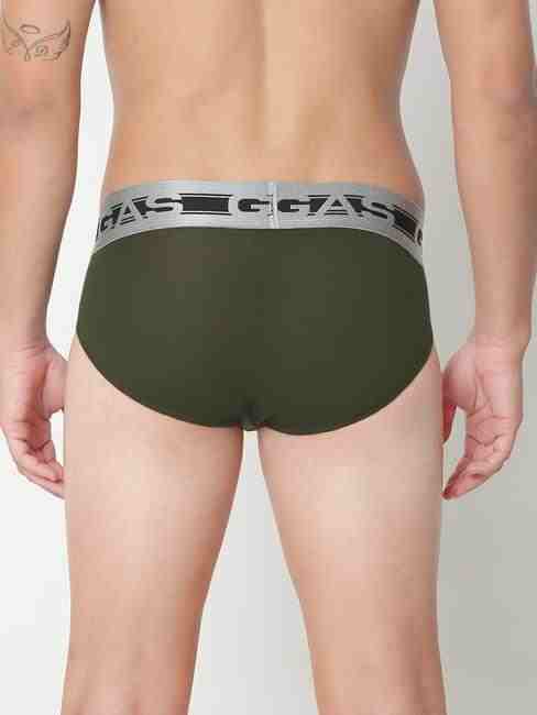 Men's Solid Classic Modal Briefs - Green