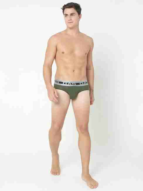 Men's Solid Classic Modal Briefs - Green