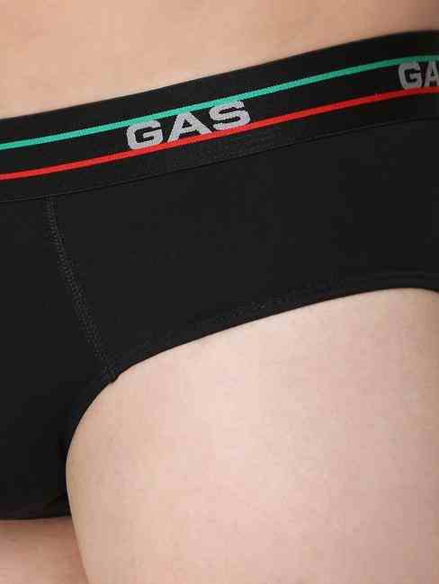 Men's Solid Classic Cotton Briefs - Black