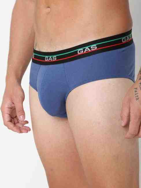 Men's Solid Classic Cotton Briefs - Navy