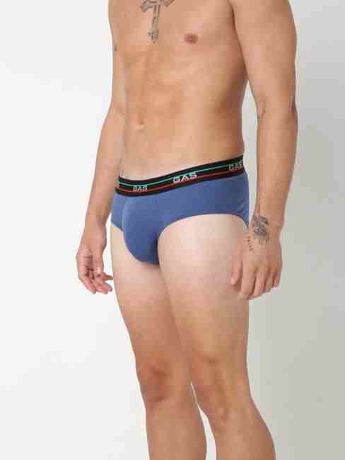 Men's Solid Classic Cotton Briefs - Navy