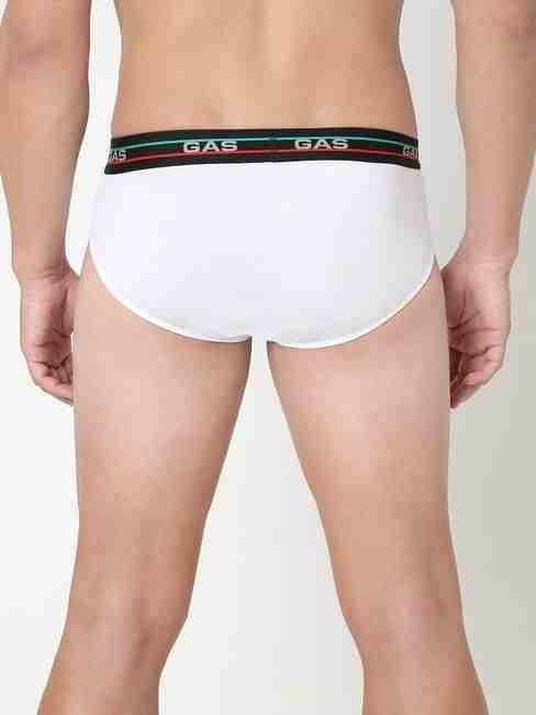 Men's Solid Classic Cotton Briefs - White