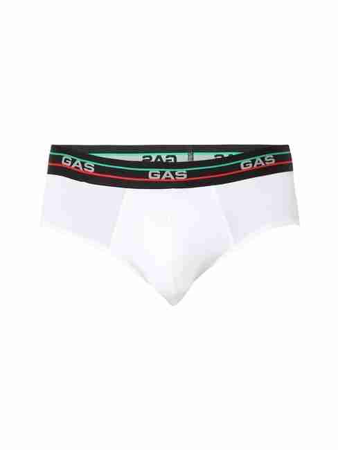 Men's Solid Classic Cotton Briefs - White