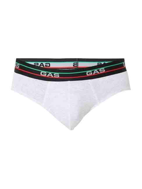 Men's Solid Classic Cotton Briefs - Grey