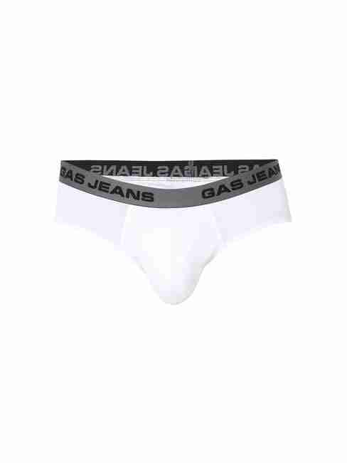Men's Solid Classic Cotton Briefs - White