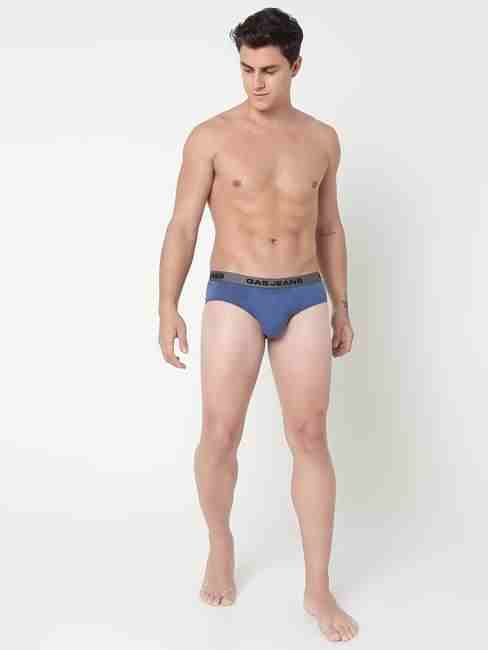 Men's Solid Classic Cotton Briefs - Navy