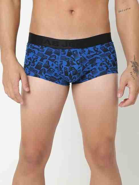 GAS | Men's Abstract Classic Cotton Trunks - Navy
