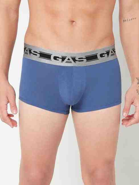 GAS | Men's Solid Classic Modal Trunks - Navy