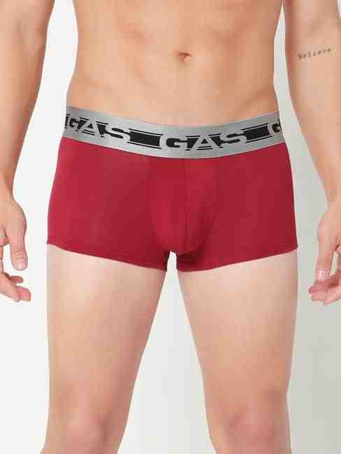 GAS | Men's Solid Classic Modal Trunks - Red