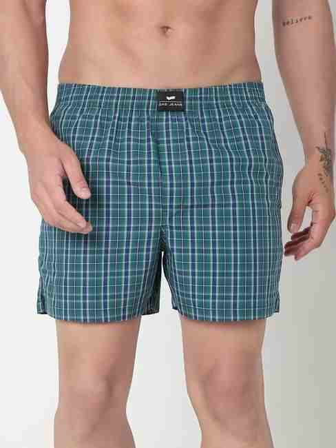 GAS | Men's Checked Classic Cotton Boxers - Green