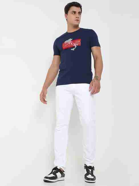 GAS | Toki Slim Straight Fit Solid Denim