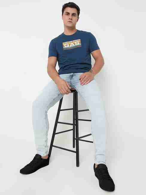 GAS | Sax Skinny Fit Solid Denim
