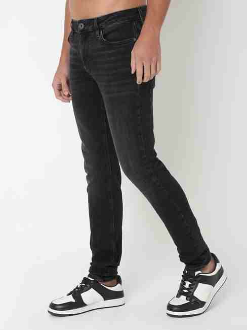 Sax Skinny Fit Solid Denim