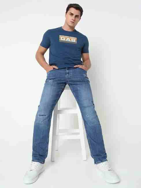 GAS | Jaxon-Z Straight Fit Solid Denim