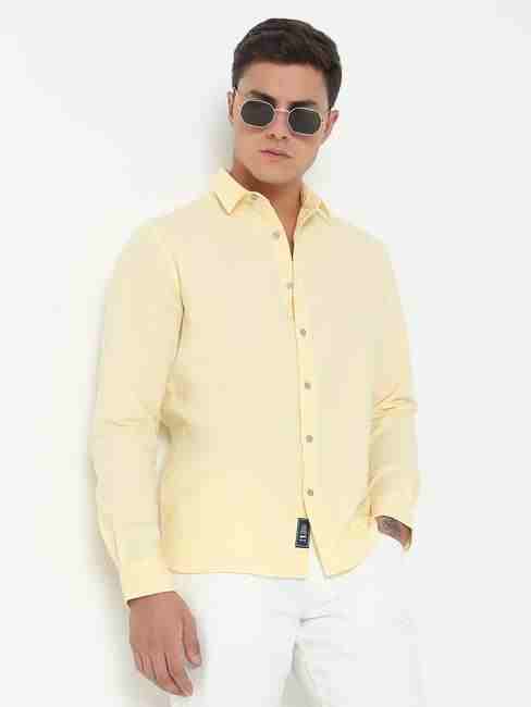 GAS | Regular Fit Solid Full Sleeve Shirt with Classic Collar
