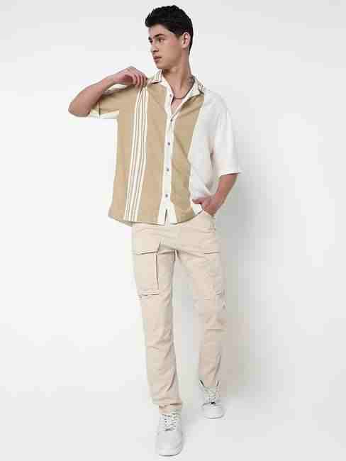 GAS | Boxy Fit Placement Print Short Sleeve Shirt with Resort Collar