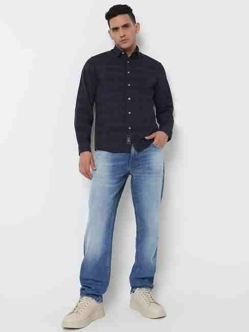 GAS | Regular Fit Checks Full Sleeve Shirt with Classic Collar