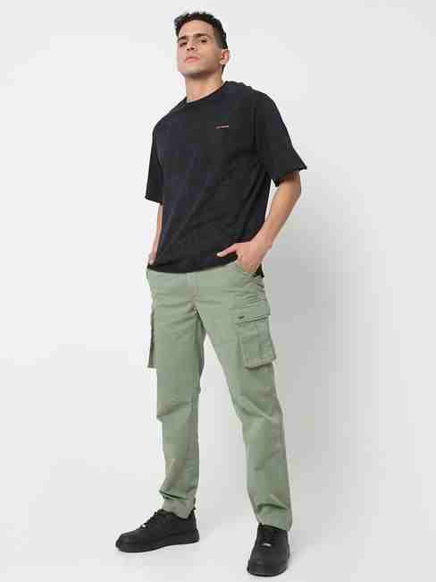 GAS | Boxy Fit Printed Round Neck T-Shirt with Short Sleeve