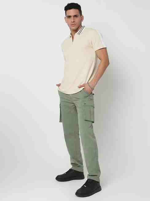 GAS | Regular Fit Solid Polo T-Shirt with Short Sleeve
