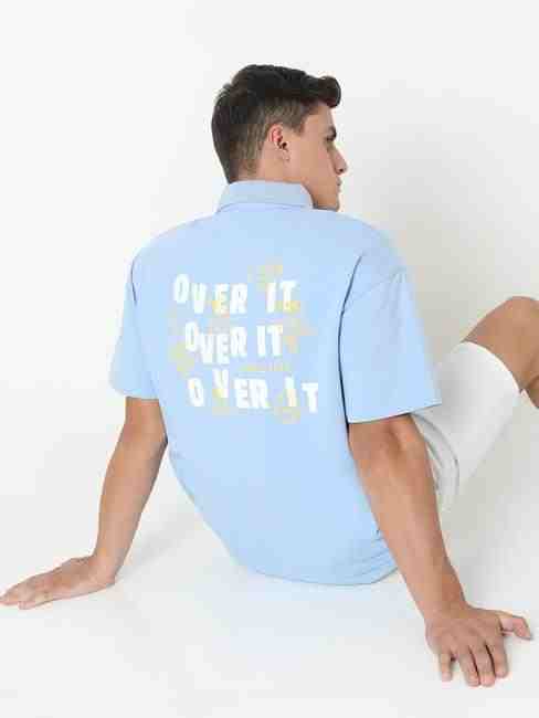 GAS | Donald Duck Boxy Fit Printed Polo T-Shirt with Short Sleeve