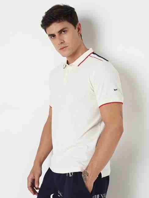 GAS | Regular Fit Solid Polo T-Shirt with Short Sleeve