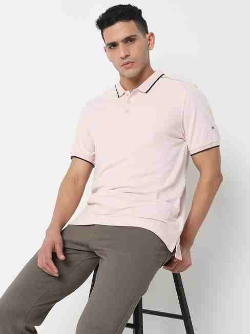 GAS | Regular Fit Solid Polo T-Shirt with Short Sleeve