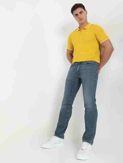 GAS | Regular Fit Solid Polo T-Shirt with Short Sleeve