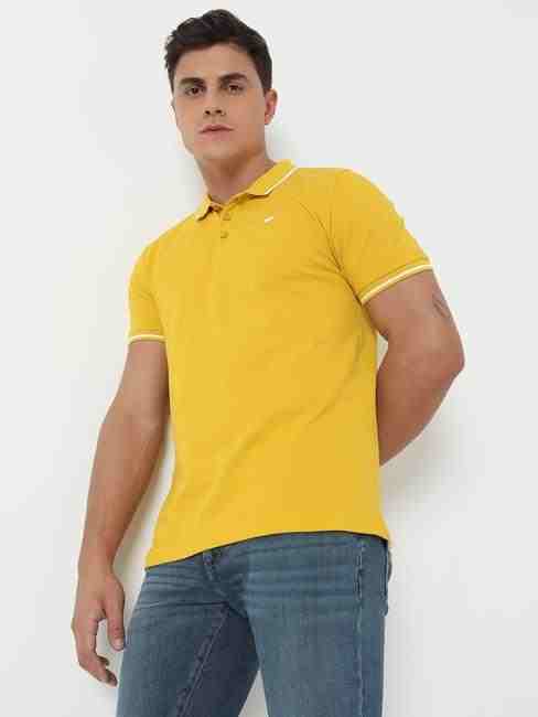 GAS | Regular Fit Solid Polo T-Shirt with Short Sleeve