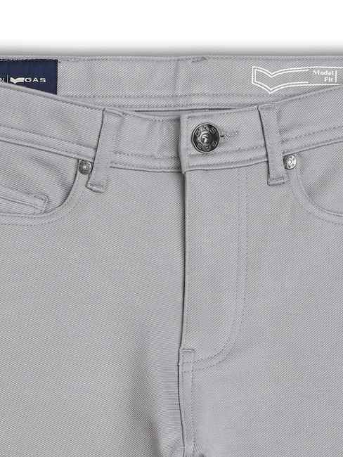 Slim Fit Solid Trousers