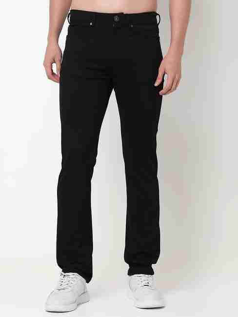 Slim Fit Solid Trousers